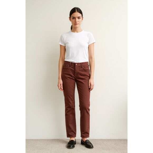 Chimala Chimalayan Japan Selvedge Denim Redish brown Low Rise Size 27 - Picture 1 of 7